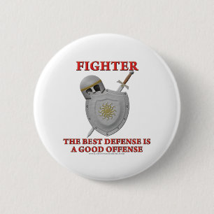 Bot: De beste verdediging Ronde Button 5,7 Cm