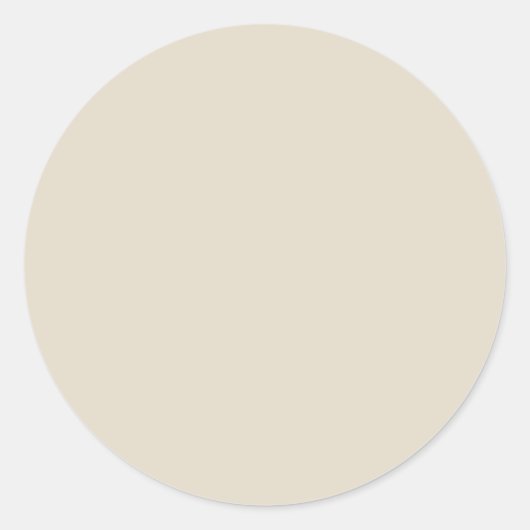 Bot (effen kleur) ronde sticker (Voorkant)