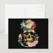 Bot en bloemen briefkaart (Voorkant / Achterkant)
