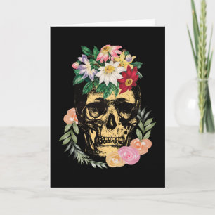 Bot en bloemen kaart