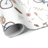 Bot- en lentevloerbloemen - verpakkingspapier cadeaupapier (Rol Hoek)