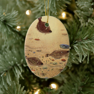 bot- en zeeboten keramisch ornament