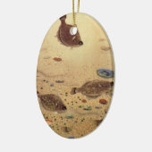  bot- en zeeboten keramisch ornament (Links)