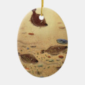  bot- en zeeboten keramisch ornament (Voorkant)