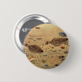  bot- en zeeboten ronde button 5,7 cm (Voorkant /achterkant)