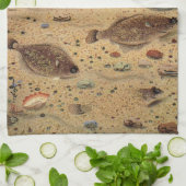  bot- en zeeboten theedoek (Gevouwen)