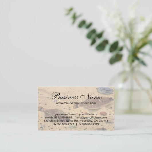  bot- en zeeboten visitekaartje (Staand voorkant)