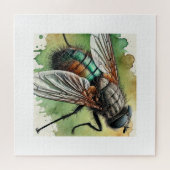 Bot fly 260924IREF250 - Watercolor Legpuzzel (Horizontaal)