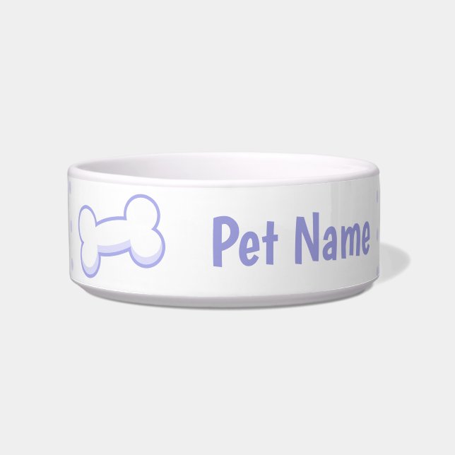 Bot gepersonaliseerde Pet Bowl Voerbakje (Voorkant)