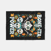 Bot-Ita Power Dag Van De Overheidsinstantie Fleece Deken (Voorkant (Horizontaal))