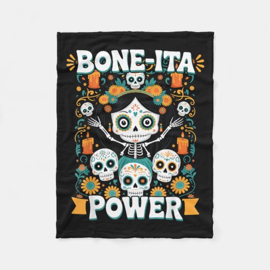 Bot-Ita Power Dag Van De Overheidsinstantie Fleece Deken (Voorkant)