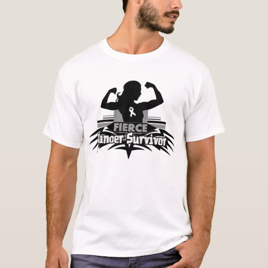Bot kanker koorts overleving t-shirt (Voorkant)
