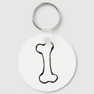 Bot - leuk teken voor lijntekenkunst logo ontwerp sleutelhanger