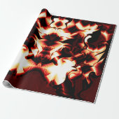 Bot met carbide tegen donkere achtergrond cadeaupapier (Uitgerold)