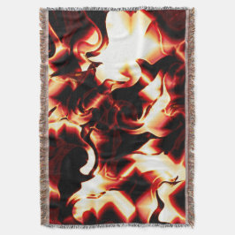 Bot met carbide tegen donkere achtergrond deken