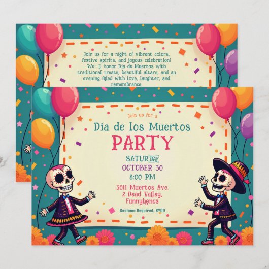 💀Bot naar Fiesta Kaart (Voorkant / Achterkant)