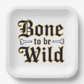 Bot om vrij te zijn papieren bordje (Voorkant)