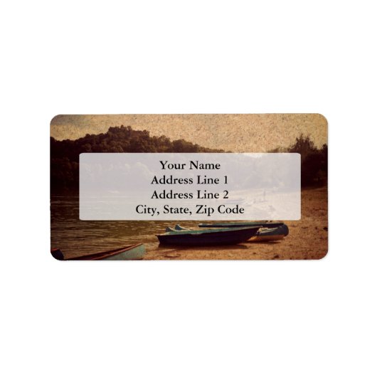 Bot op de Adresetiketten van het meer Etiket (Voorkant)