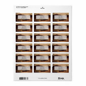 Bot op de Adresetiketten van het meer Etiket (Full Sheet)