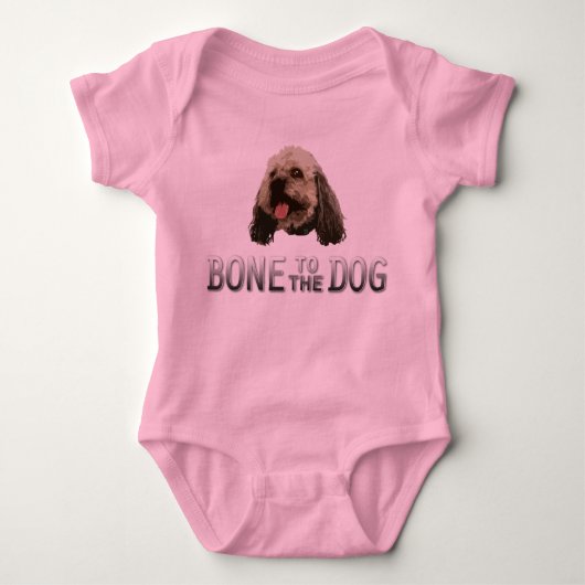 Bot op de Dog Baby Romper (Voorkant)