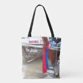 Bot op de strand | Phi Phi-eilanden, Thailand Tote Bag (Achterkant)