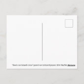 Bot op Grande Anse briefkaart (Achterkant)