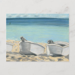 Bot op Grande Anse briefkaart