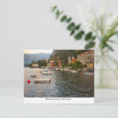 Bot op het Comomeer Briefkaart (Staand voorkant)