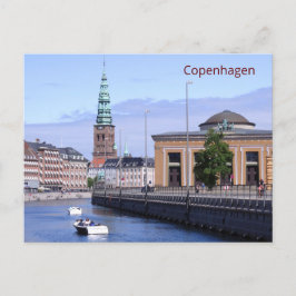 Bot op het Frederiksholms-kanaal in Kopenhagen Briefkaart