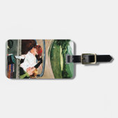 Bot op straat bagagelabel (Voorkant horizontaal)