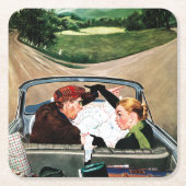 Bot op straat kartonnen onderzetters (Voorkant)