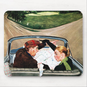 Bot op straat muismat