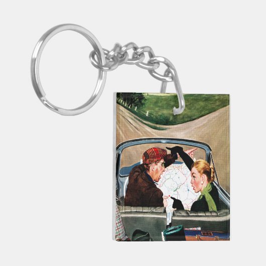 Bot op straat sleutelhanger (Voorkant Links)