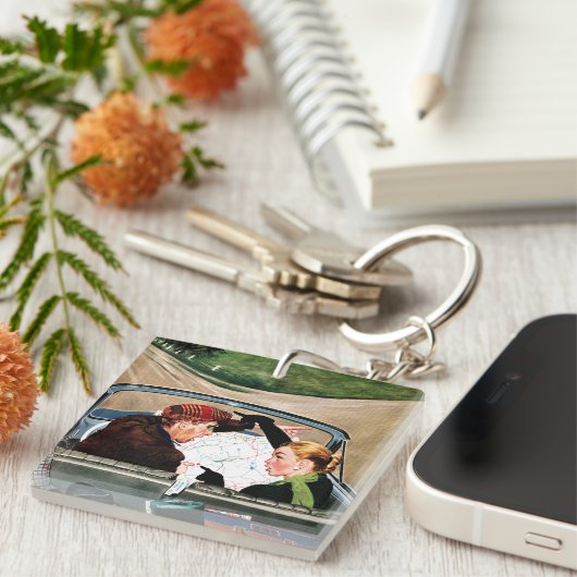 Bot op straat sleutelhanger (Voorkant Rechts)