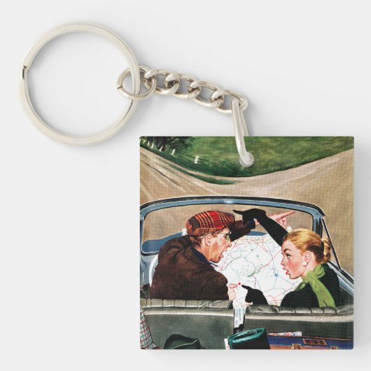 Bot op straat sleutelhanger (Voorkant)