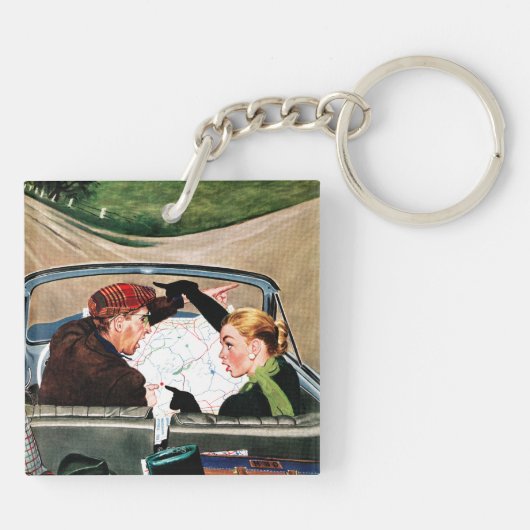 Bot op straat sleutelhanger (Achterkant)