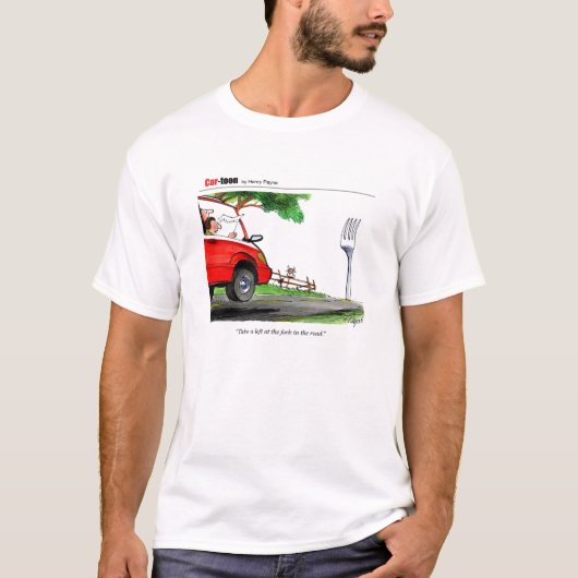 Bot op straat t-shirt (Voorkant)