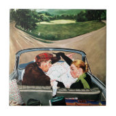 Bot op straat tegeltje (Voorkant)