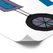 Bot op wielen poster (Hoek)