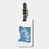 Bot, Oregon Wood Grain Bagagelabel (Voorkant verticaal)