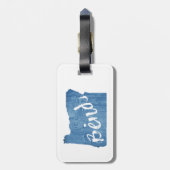 Bot, Oregon Wood Grain Bagagelabel (Achterkant verticaal)