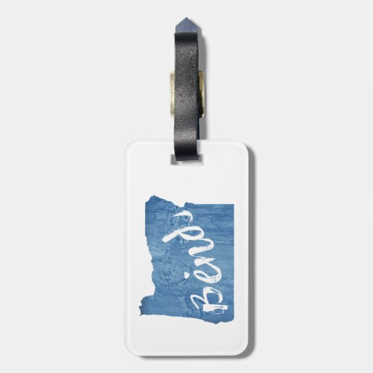 Bot, Oregon Wood Grain Bagagelabel (Achterkant verticaal)