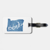 Bot, Oregon Wood Grain Bagagelabel (Achterkant horizontaal)