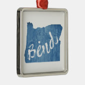 Bot, Oregon Wood Grain Metalen Ornament (Rechts)