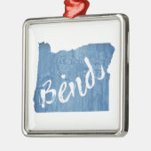 Bot, Oregon Wood Grain Metalen Ornament (Links)