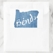 Bot, Oregon Wood Grain Rechthoekige Sticker (Tas)