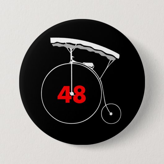 Bot over 48 ronde button 7,6 cm (Voorkant)