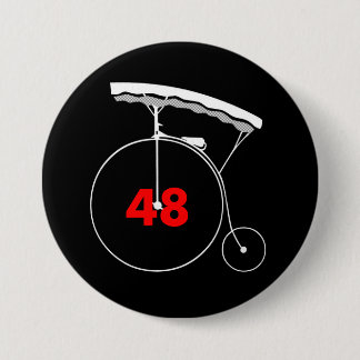 Bot over 48 ronde button 7,6 cm