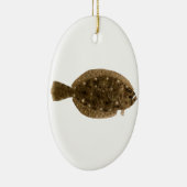 Bot - Summer Flounder Keramisch Ornament (Rechts)