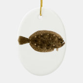Bot - Summer Flounder Keramisch Ornament (Voorkant)